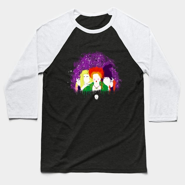 Hocus pocus Baseball T-Shirt by kakunat